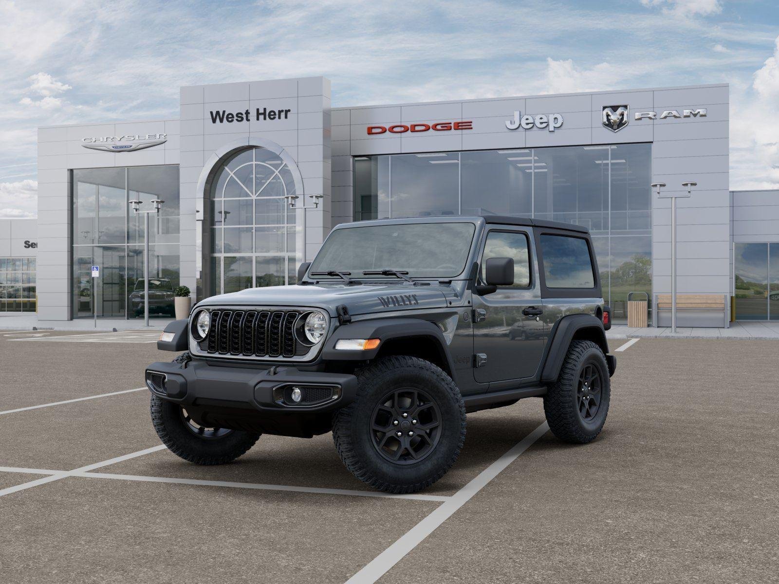 New 2026 Anvil Clear-Coat Exterior Paint Jeep WRANGLER 2-DOOR WILLYS image 1