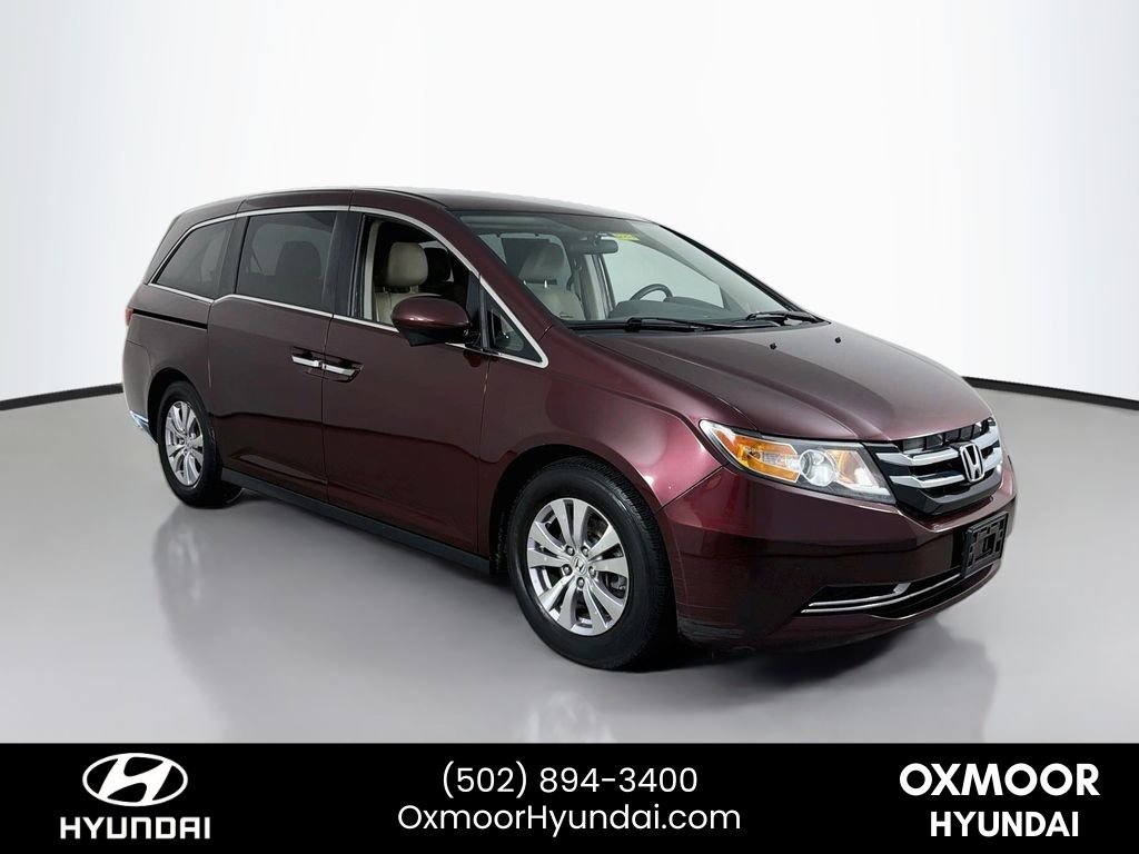 Used 2015 Dark Cherry Pearl Honda EX image 1