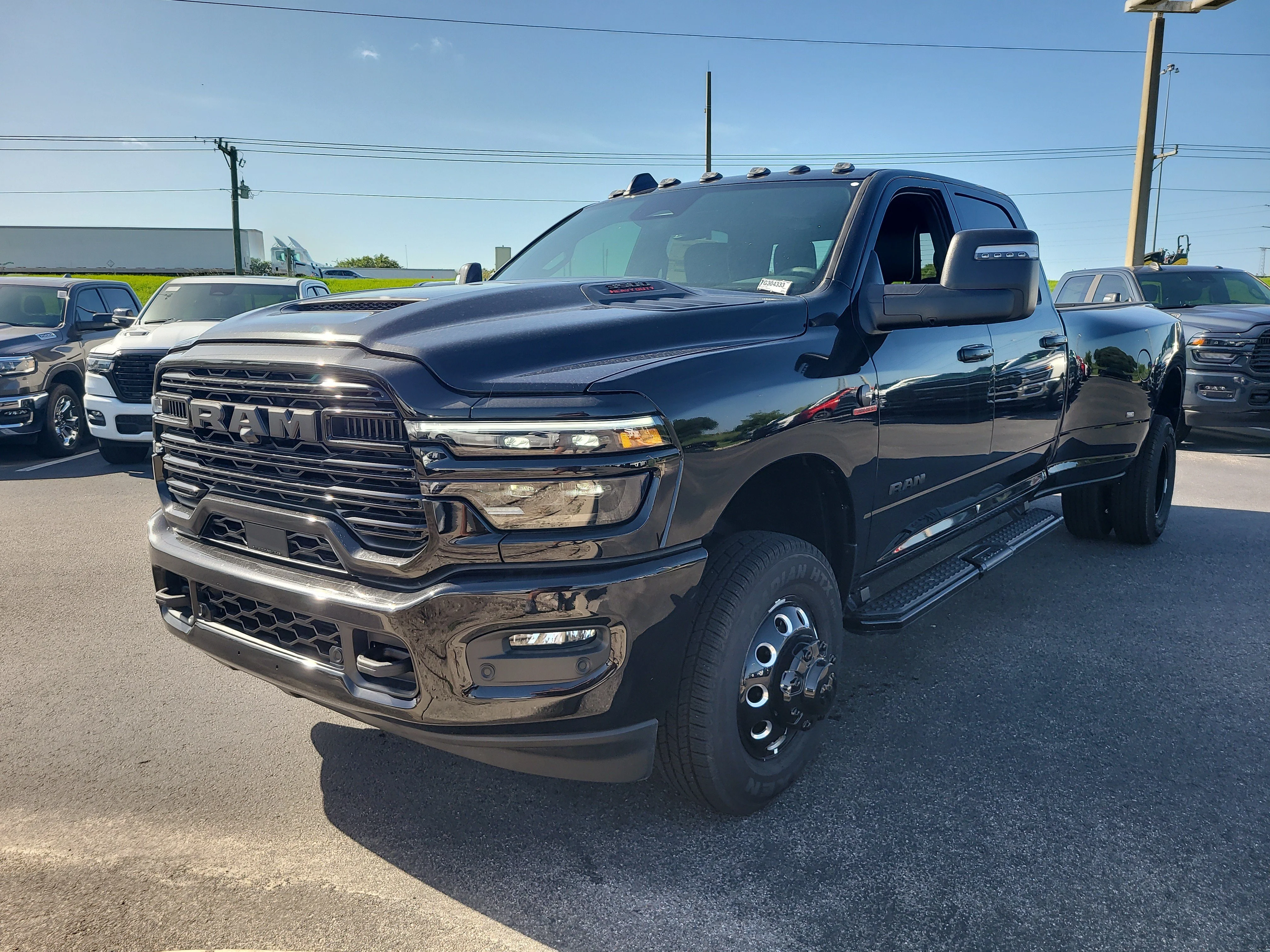 New 2026 Diamond Black Crystal Pearlcoat RAM Laramie image 4