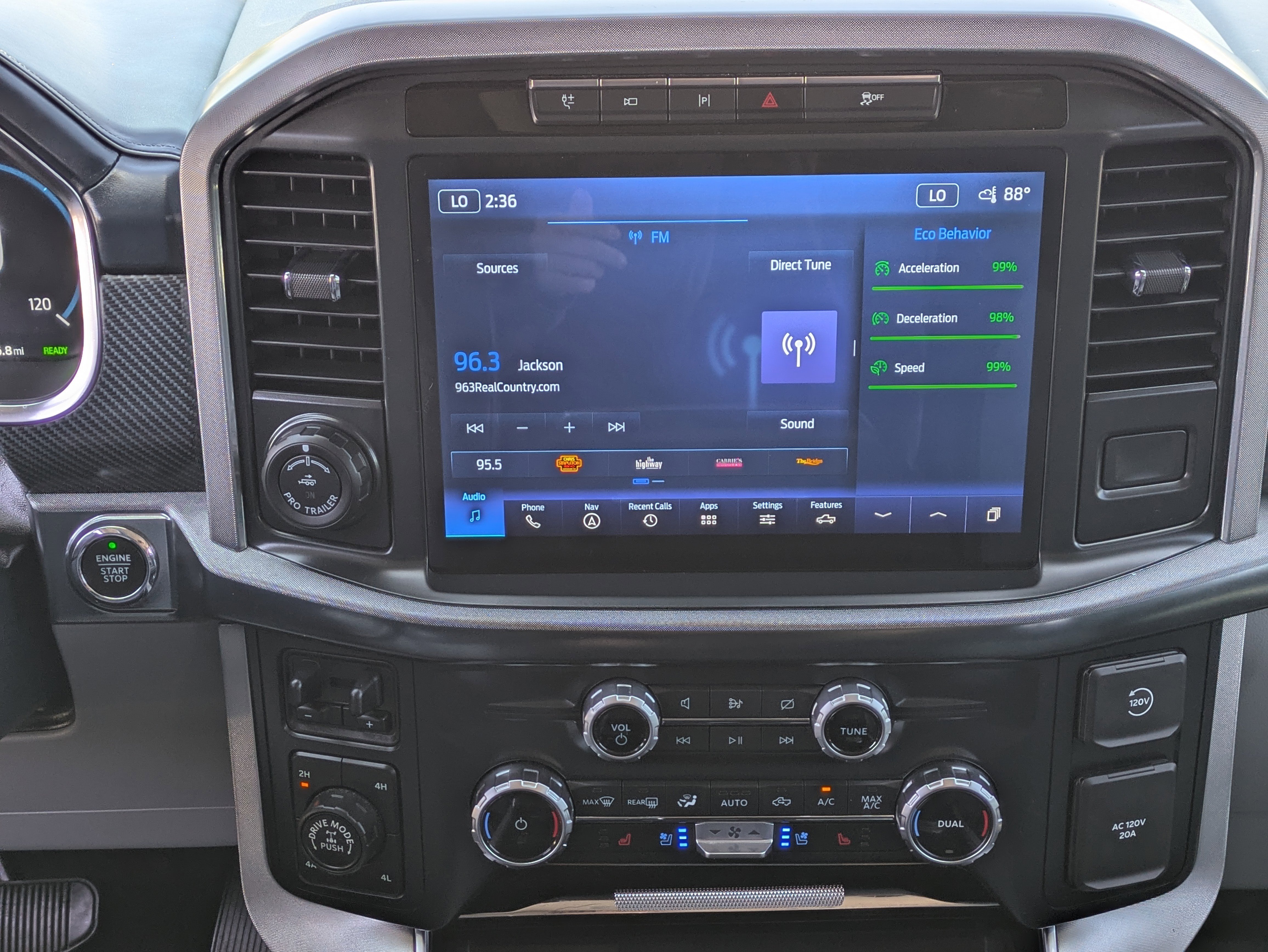 Used 2023 White Metallic Ford Limited image 18