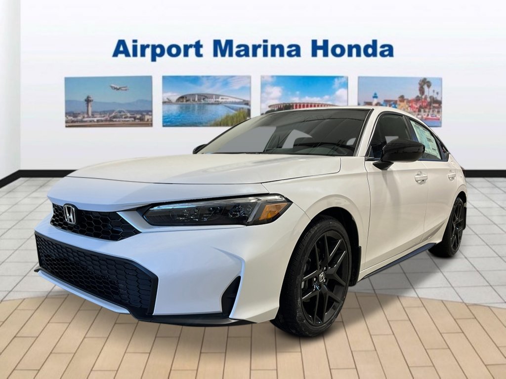 New 2026 Platinum White Pearl Honda Sport image 1