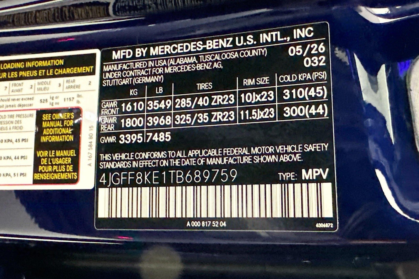 New 2026 MANUFAKTUR Mystic Blue Metallic Mercedes-Benz AMG® GLS 63 4MATIC+ SUV image 25