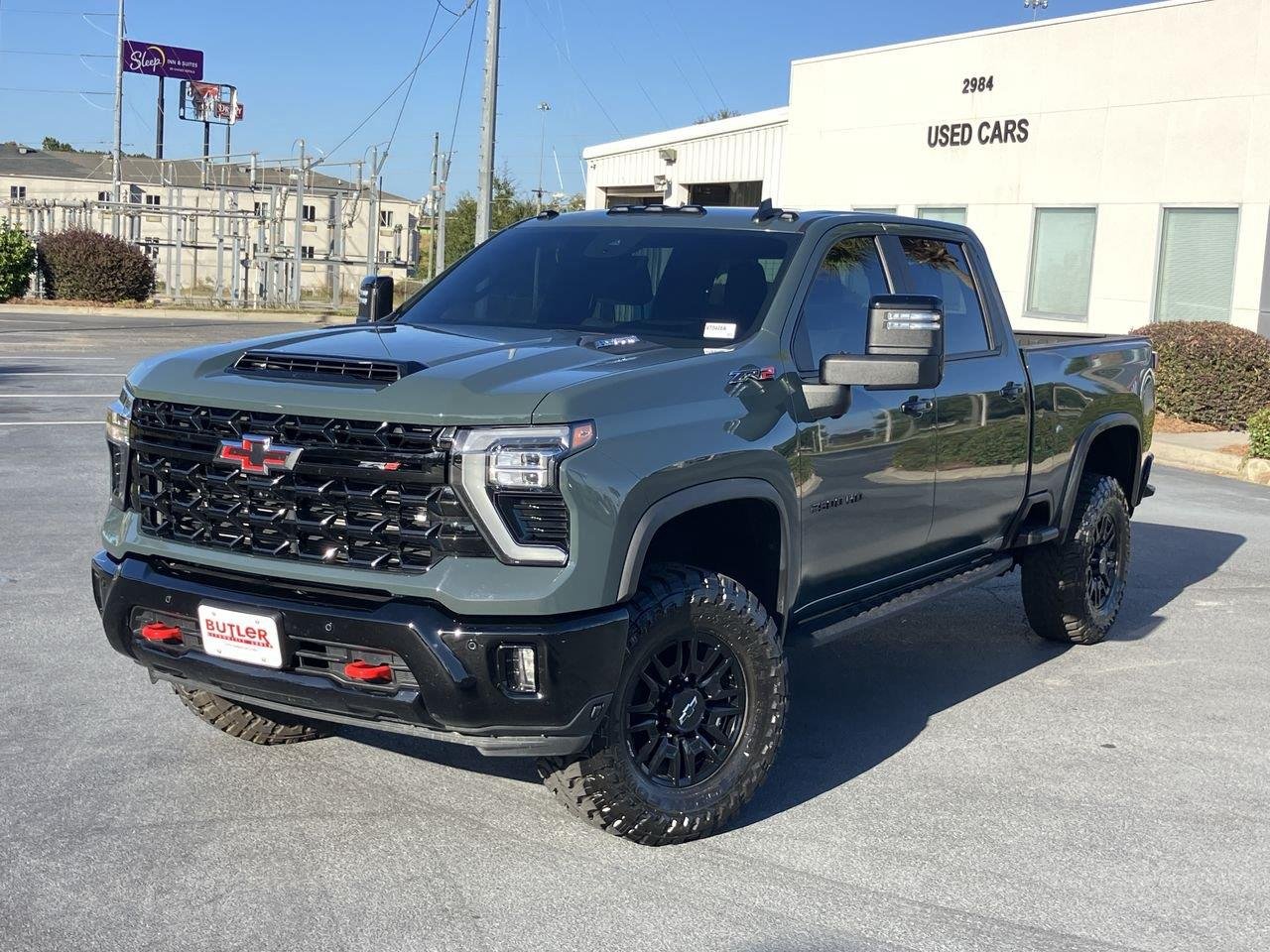 Used 2026 Green (Cyprees Gray) Chevrolet ZR2 Crew Cab 4WD image 1