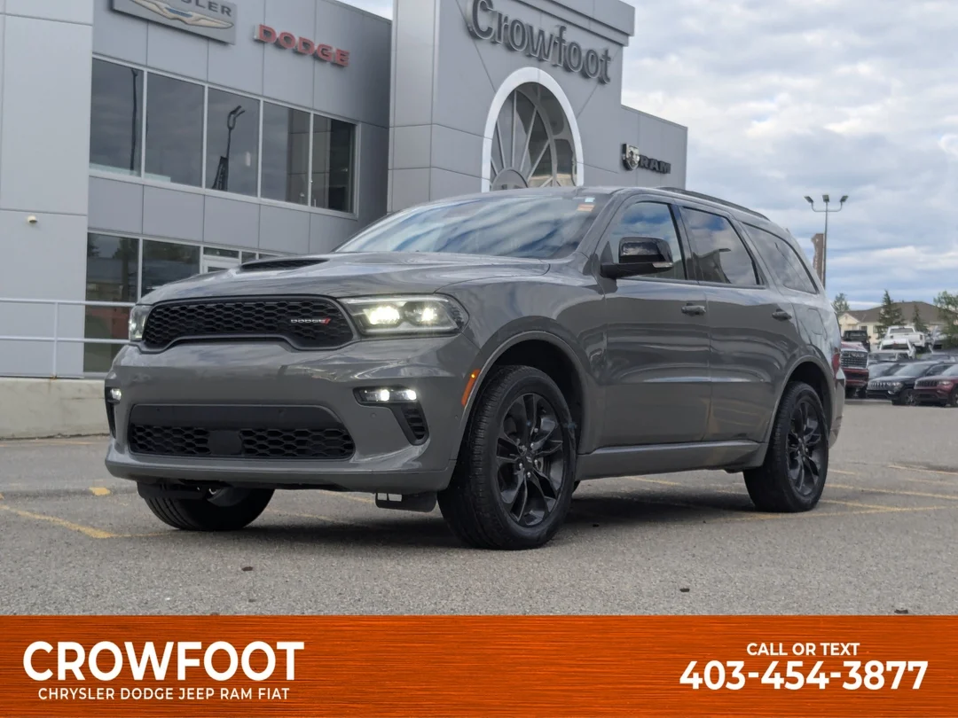 Certified Used 2023 Grey Dodge GT Plus - - AWD - Blacktop Pkg - Park Assist - 10.1 Touchscreen - Captain Chairs & More! image 1