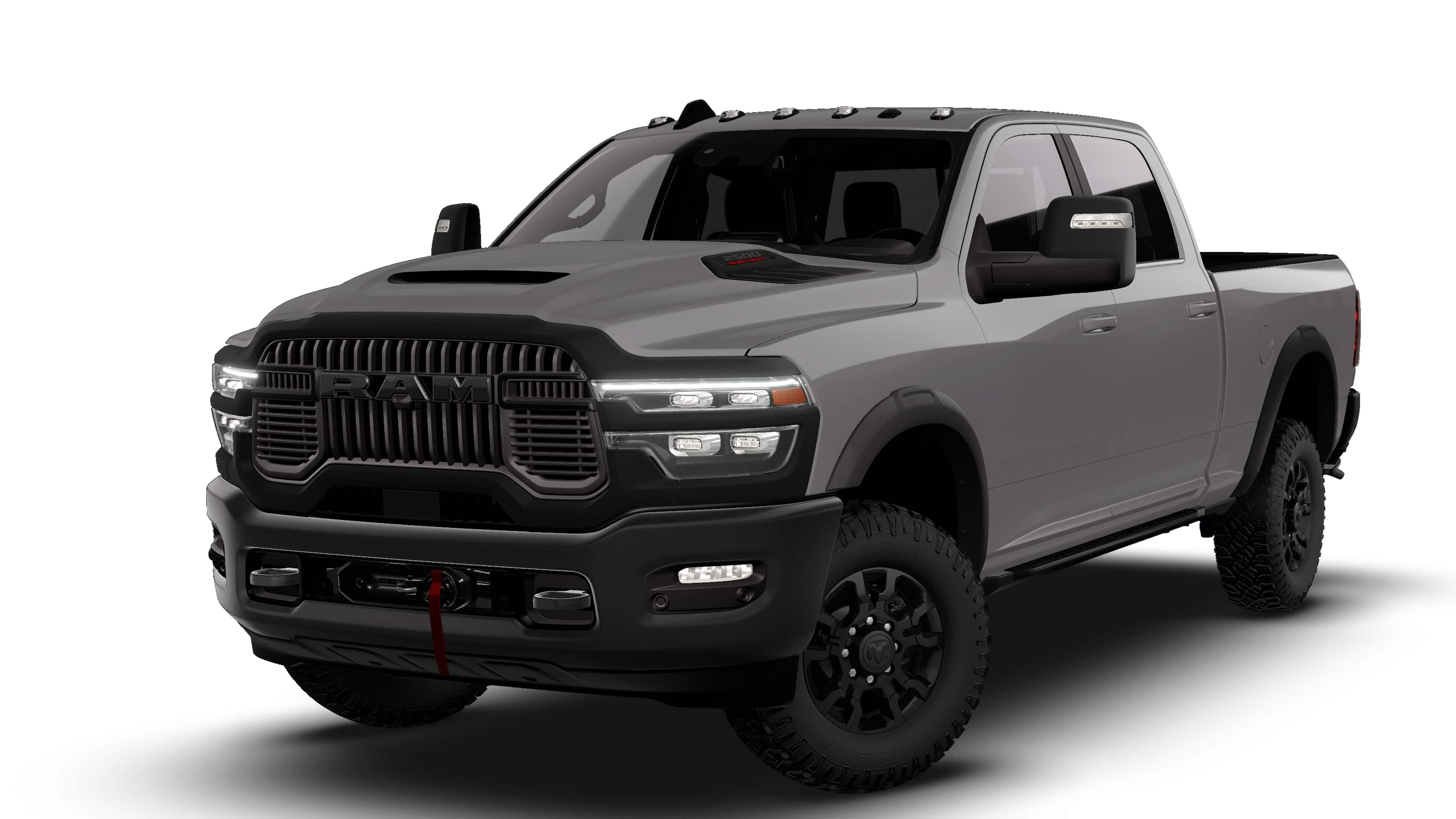 New 2026 Ceramic Gray Clear-Coat Exterior Paint RAM POWER WAGON image 13