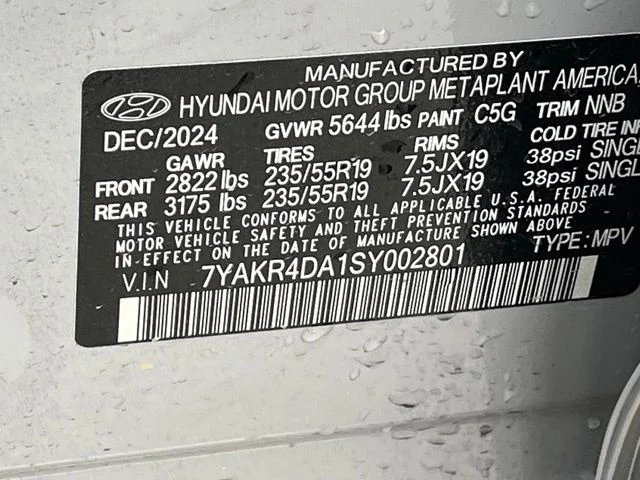 Used 2025 Gray Hyundai Limited image 29