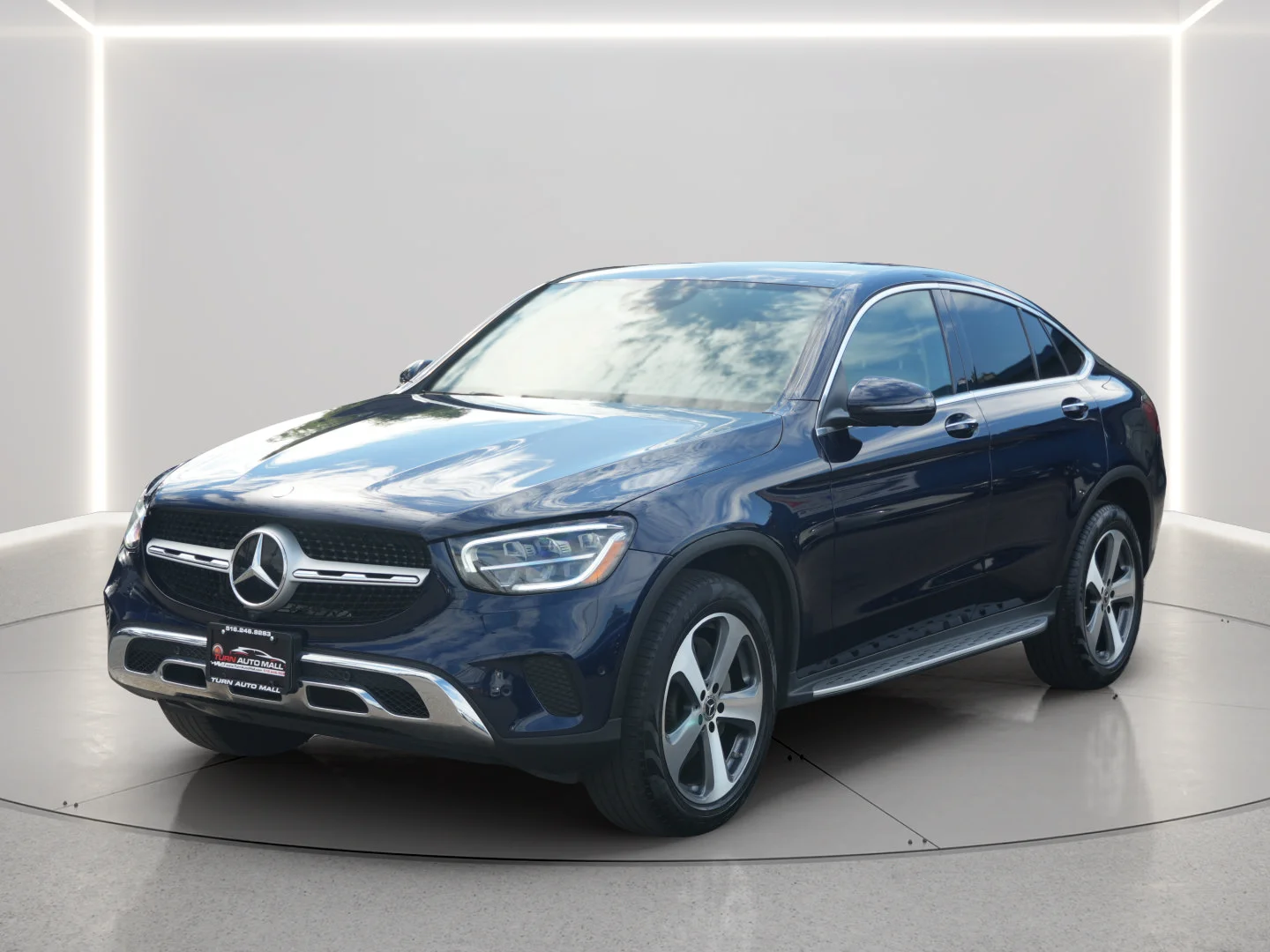 Used 2021 Lunar Blue Metallic Mercedes-Benz GLC 300 image 1