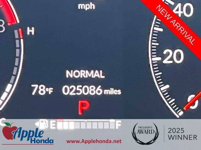 Used 2025 Platinum White Pearl Honda AWD BLACK EDITION image 55