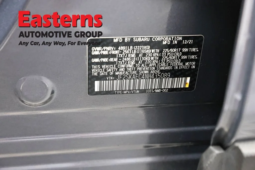 Used 2022 Gray Subaru Premium image 37