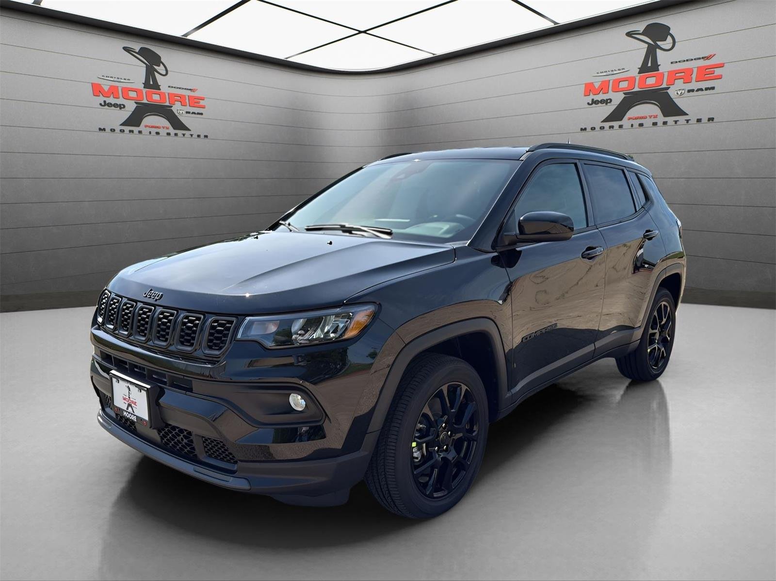 New 2026 Diamond Black Crystal Pearlcoat Jeep Latitude Altitude image 3