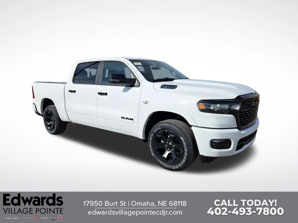 New 2026 Bright White Clear-Coat Exterior Paint RAM Big Horn/Lone Star image 1