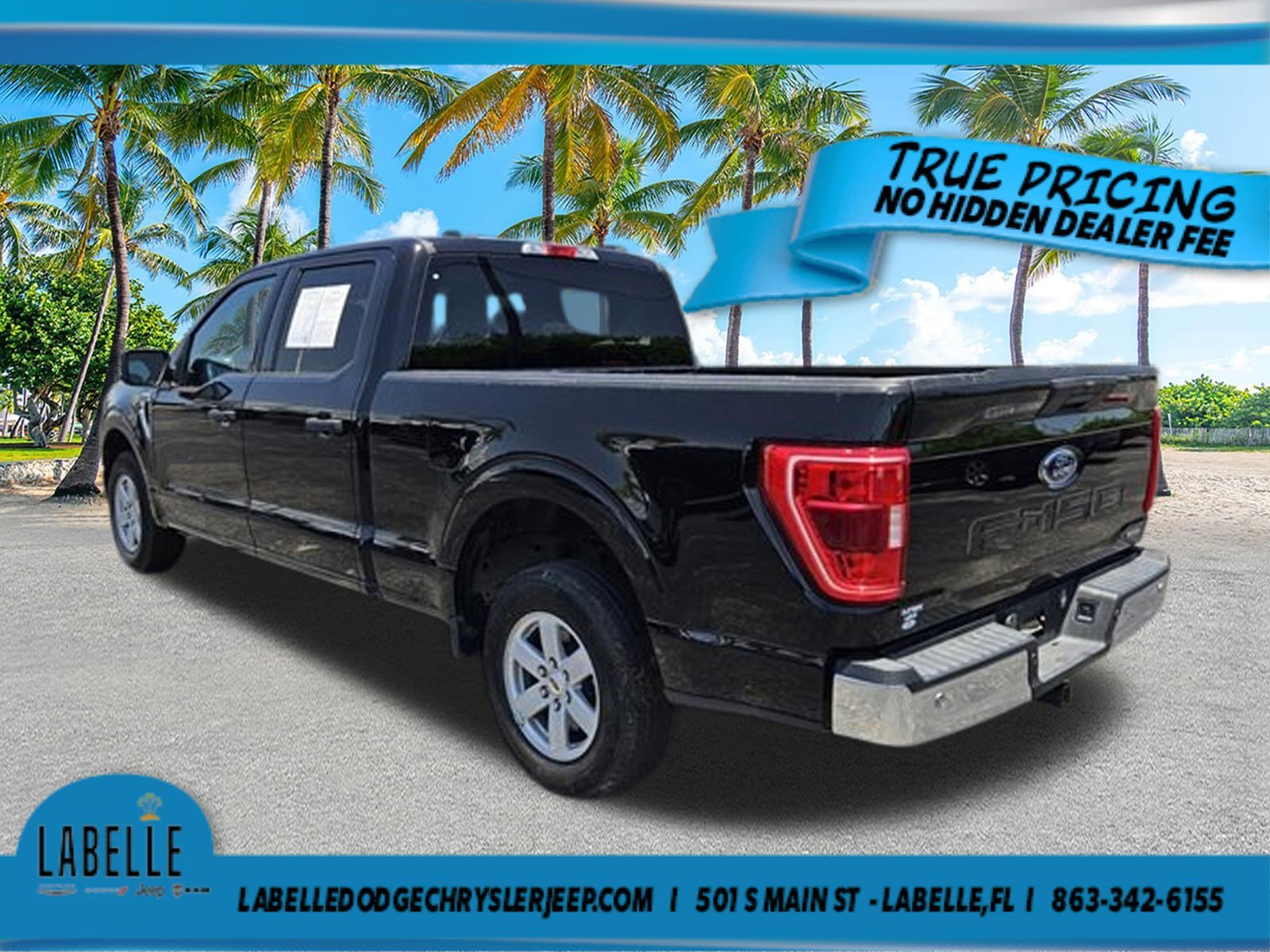 Used 2023 Agate Black Metallic Ford XLT image 8