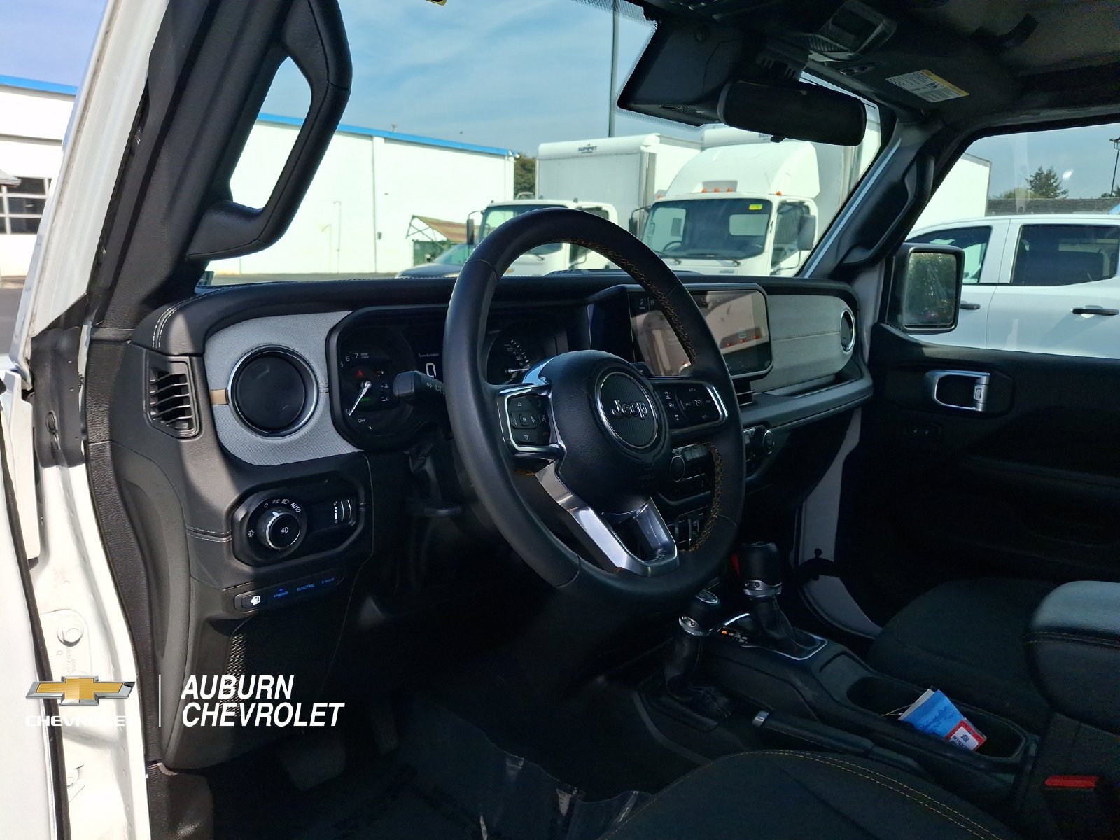 Used 2024 White Jeep Sahara 4xe image 16
