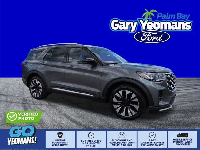 New 2026 Gray Ford Platinum image 1
