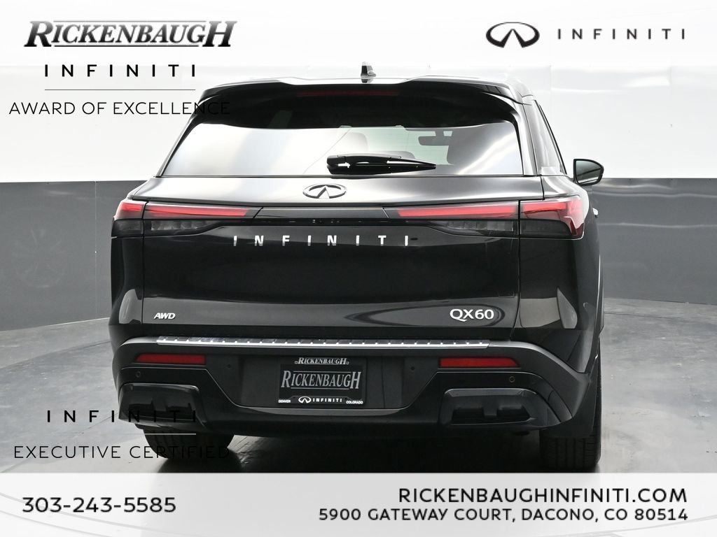 Certified Used 2023 Black INFINITI LUXE image 6
