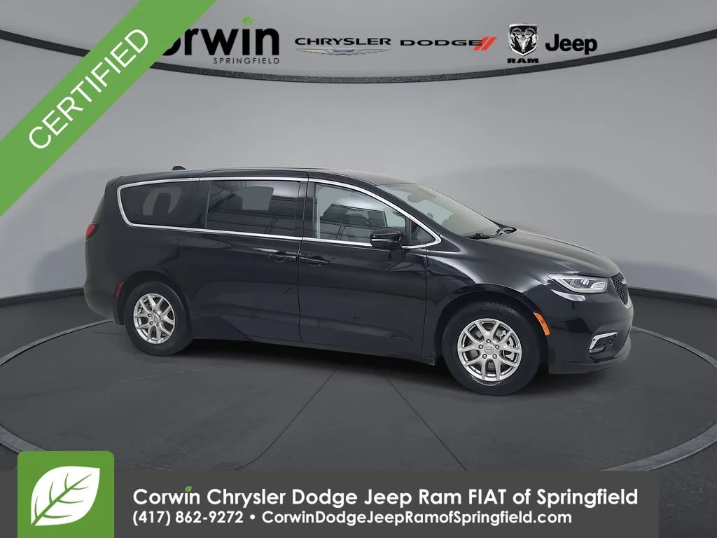 Certified Used 2024 Black Chrysler Touring L image 1