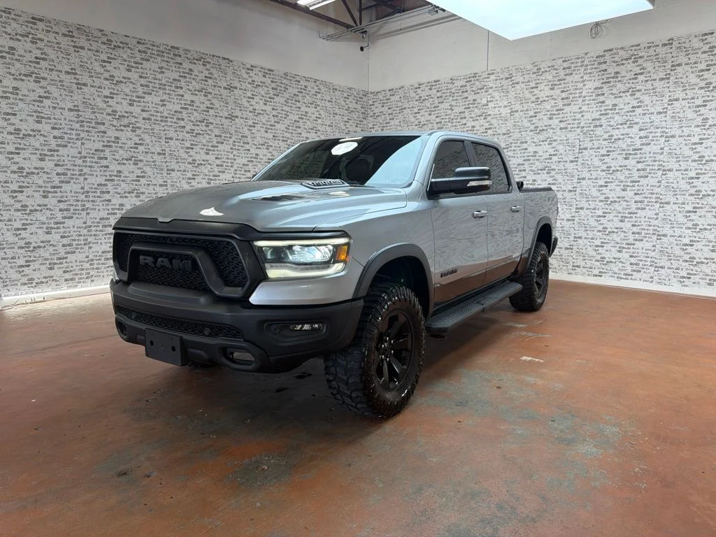 Used 2021 Billet Silver Metallic Clearcoat Ram Rebel image 3