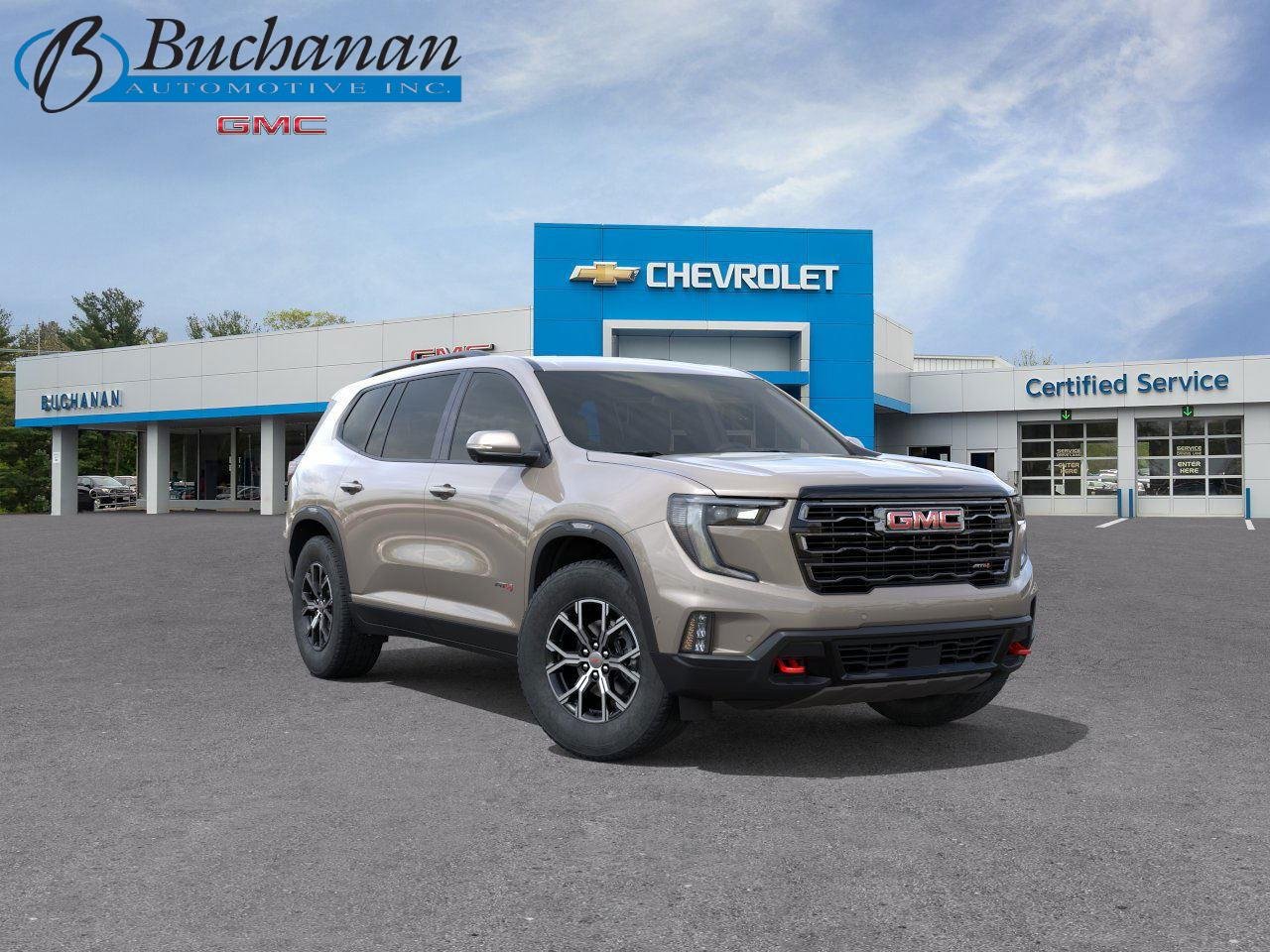 New 2026 Riverstone Metallic GMC AT4 image 1