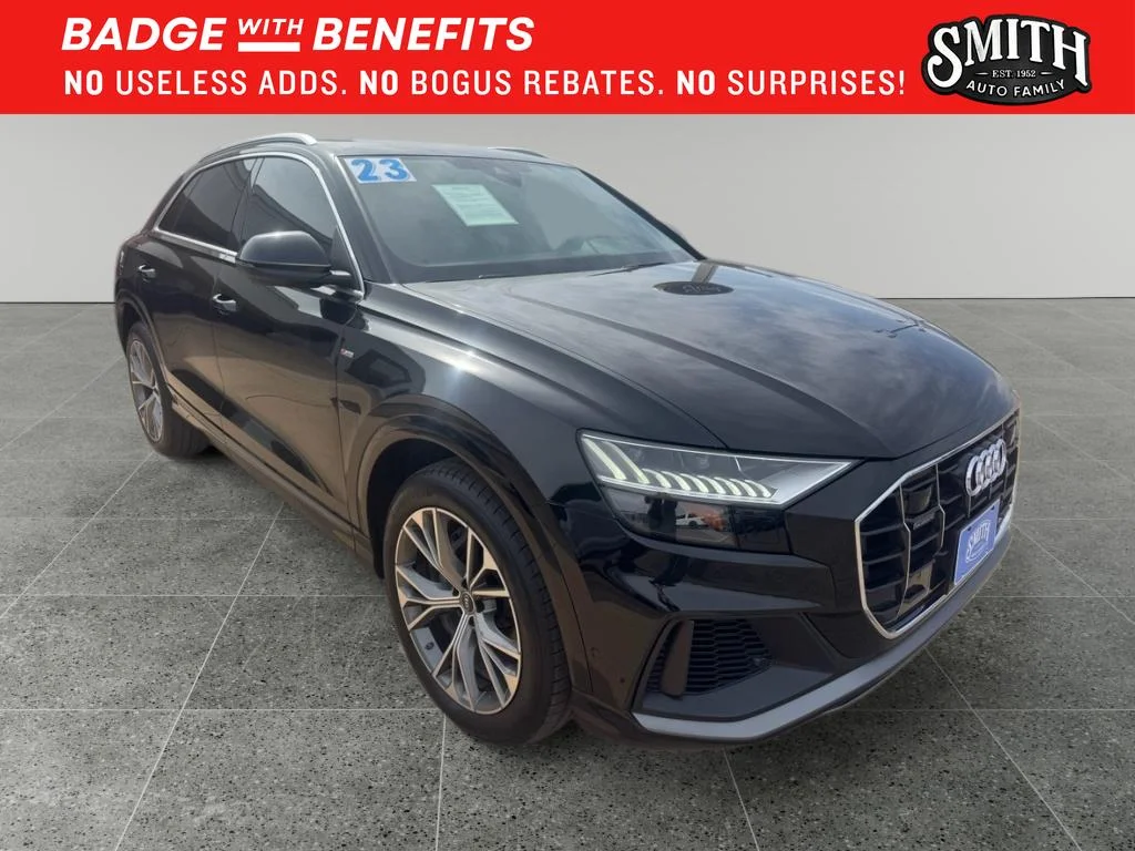 Used 2023 Mythos Black Metallic Audi Premium Plus image 1
