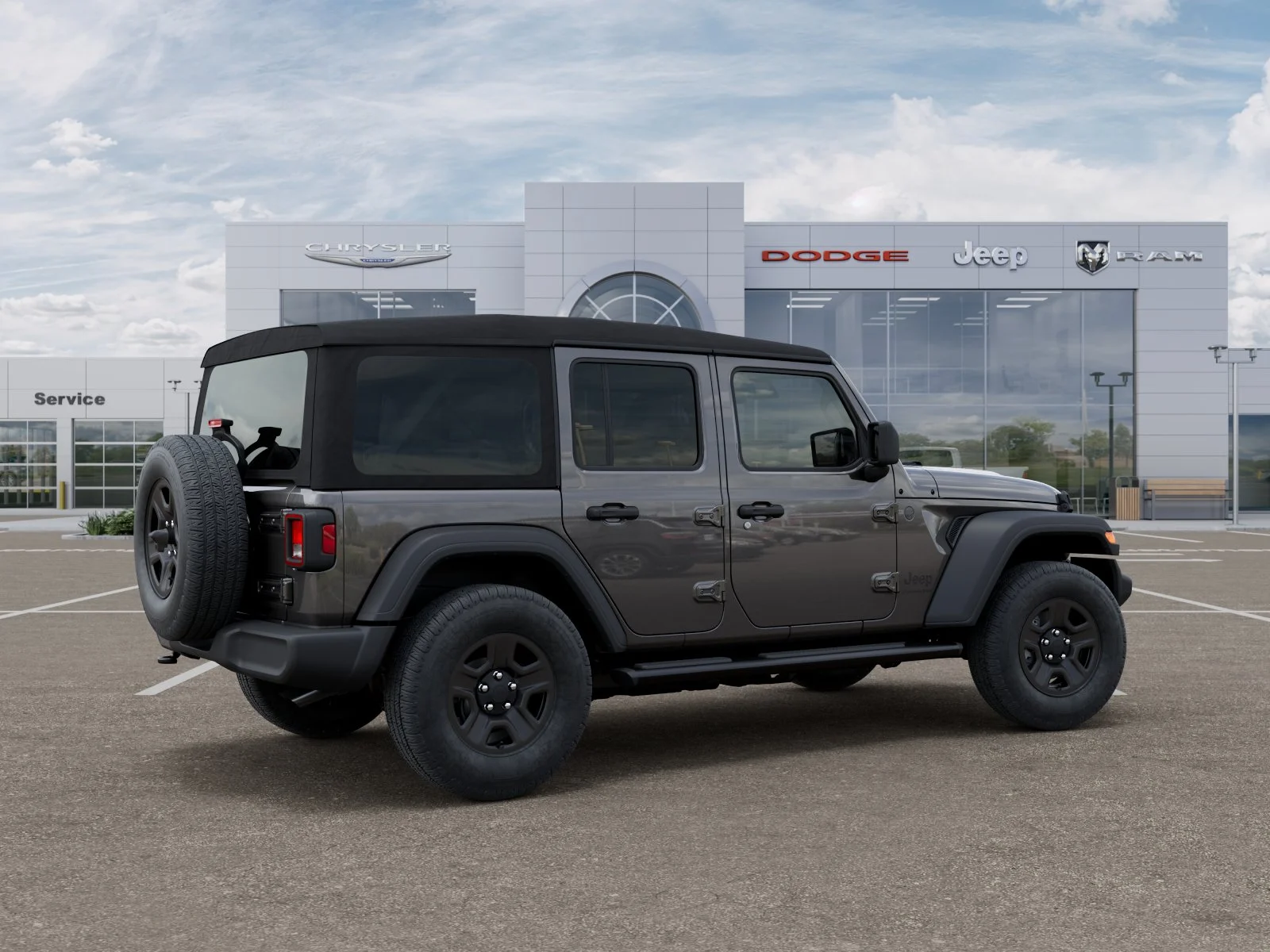 New 2026 Granite Crystal Metallic Clear-Coat Exterior Paint Jeep Sport image 45