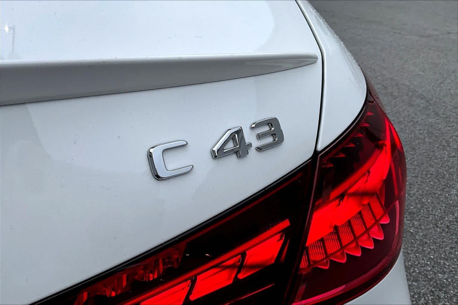 Certified Used 2025 Polar White Mercedes-Benz AMG® C 43 image 9