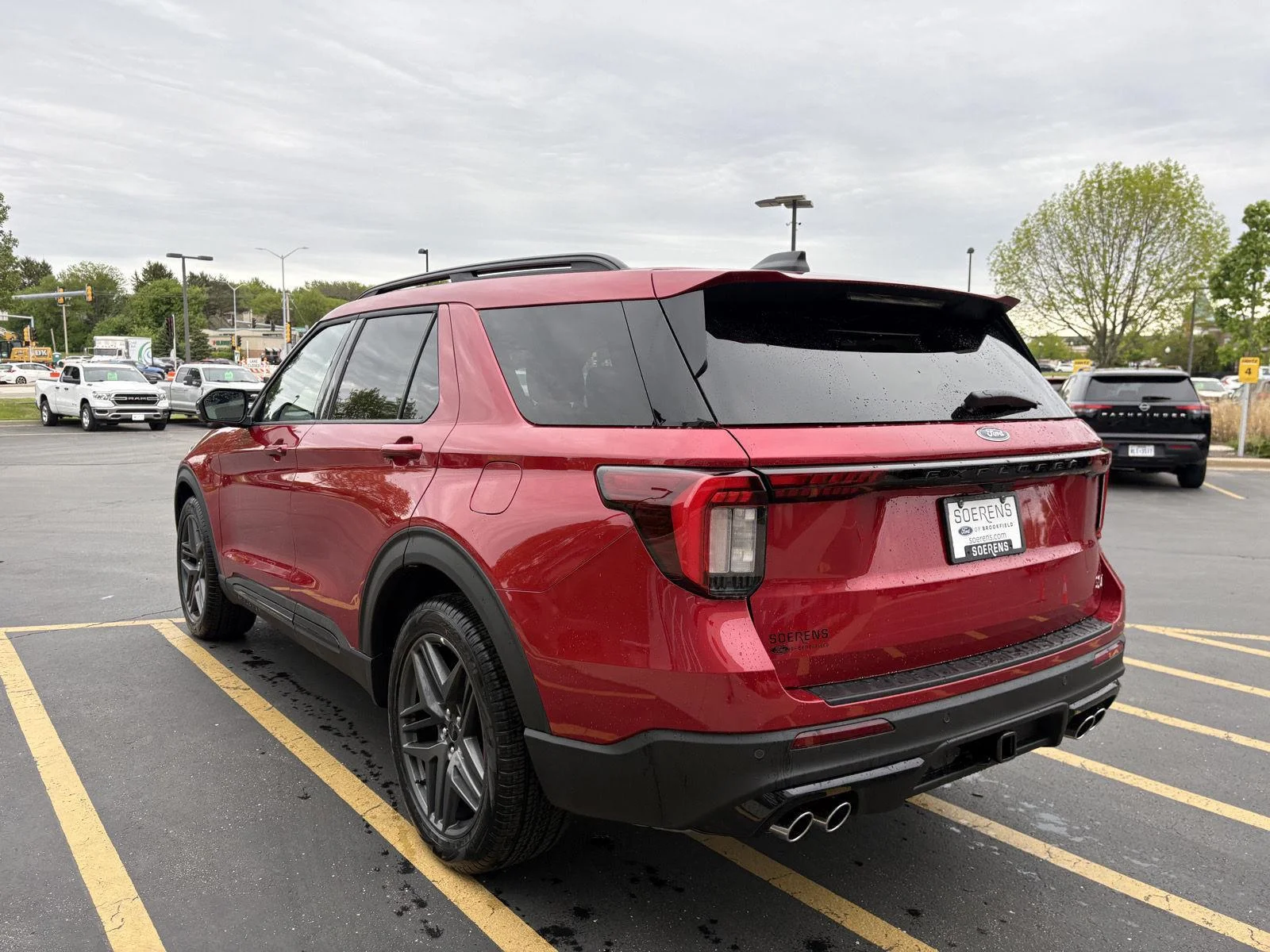 New 2026 Rapid Red Metallic Tinted Clearcoat Ford ST image 4