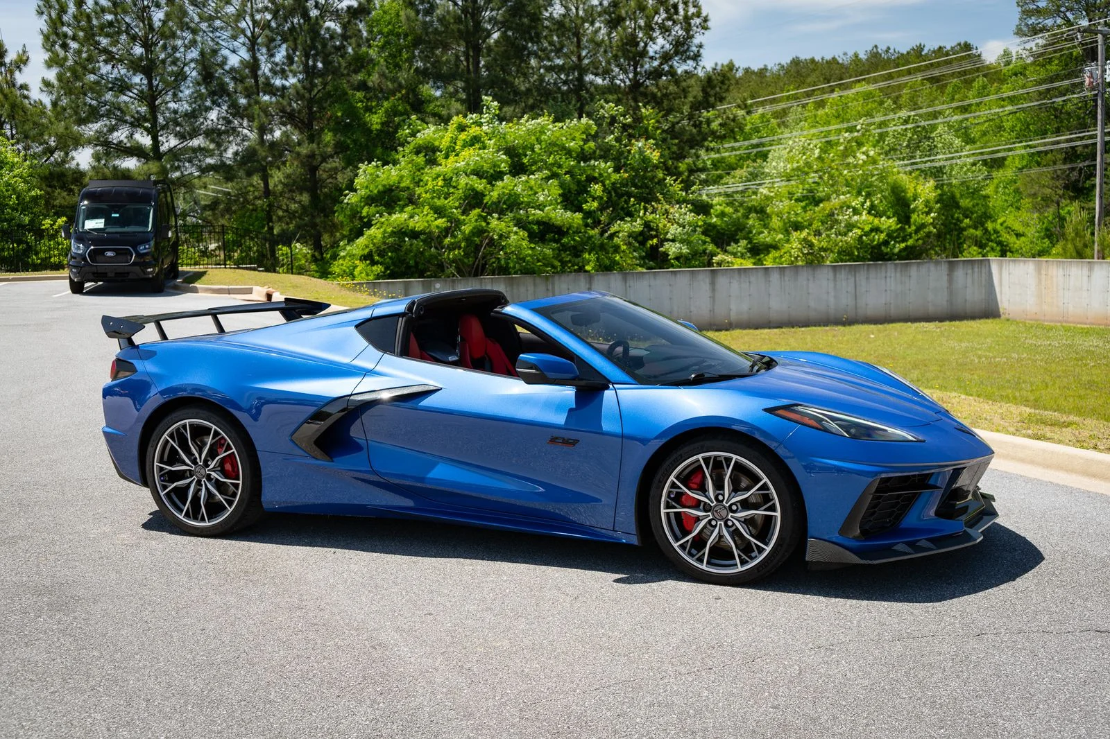 Used 2023 Blue Metallic Chevrolet Stingray image 24