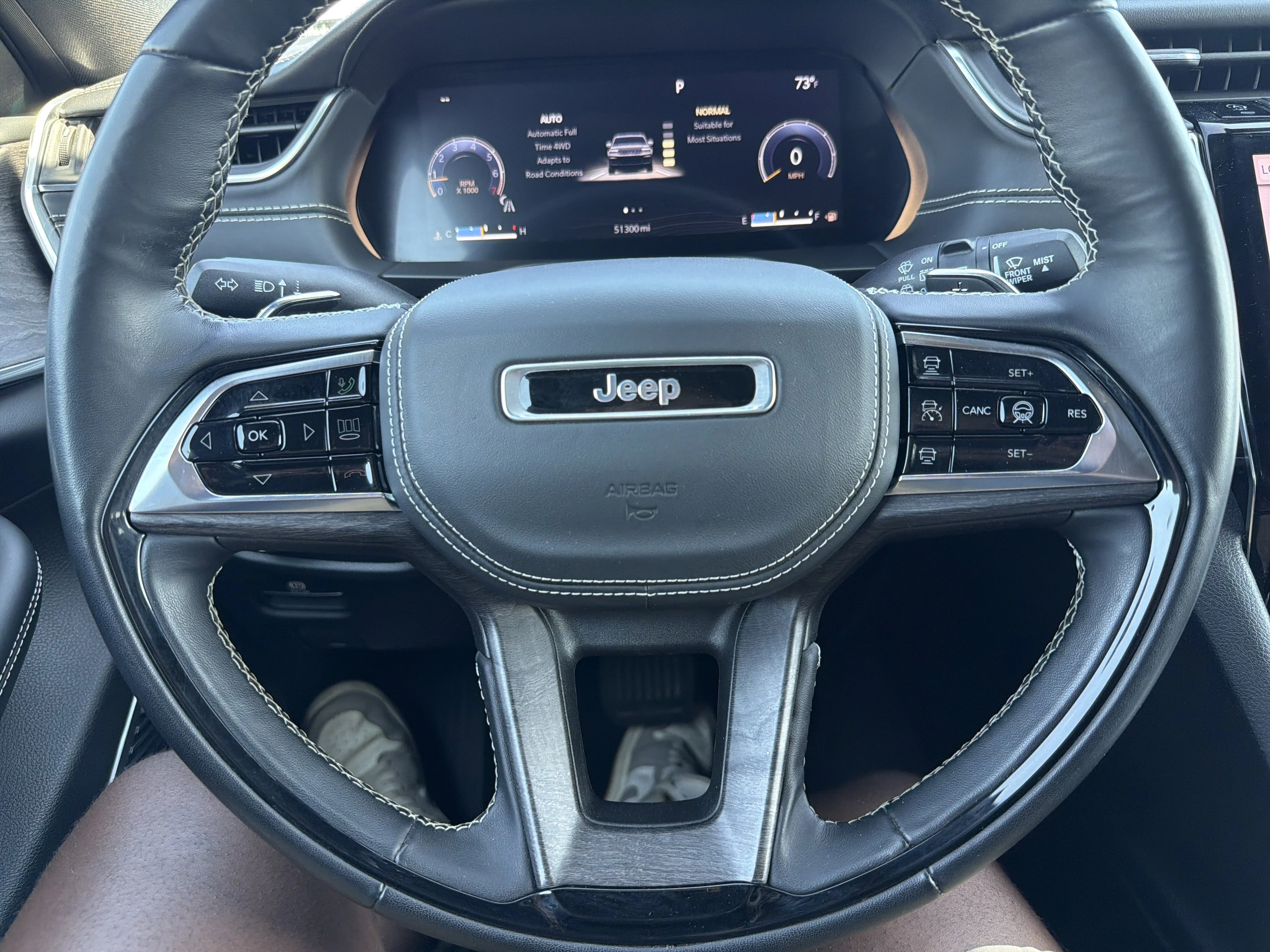 Used 2022 Bright White Clearcoat Jeep Overland image 25