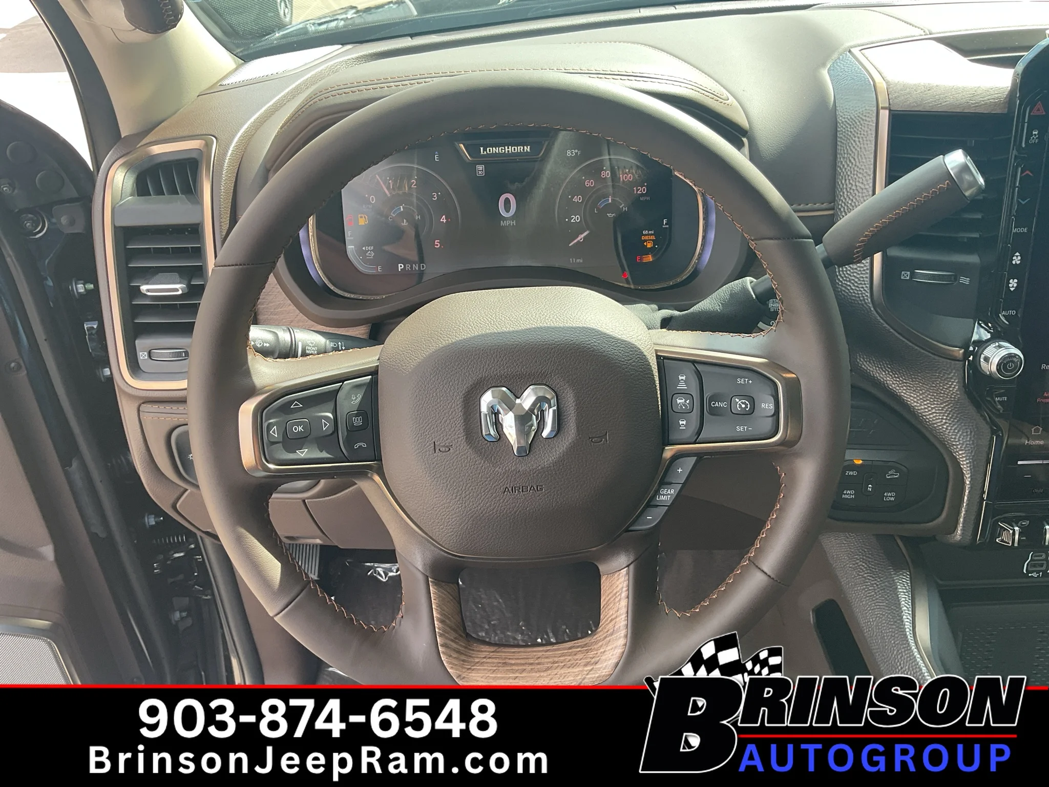 New 2027 Diamond Black Crystal Pearl-Coat Exterior Paint RAM Longhorn image 19