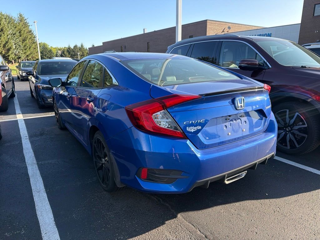 Used 2019 Aegean Blue Metallic Honda Sport image 2