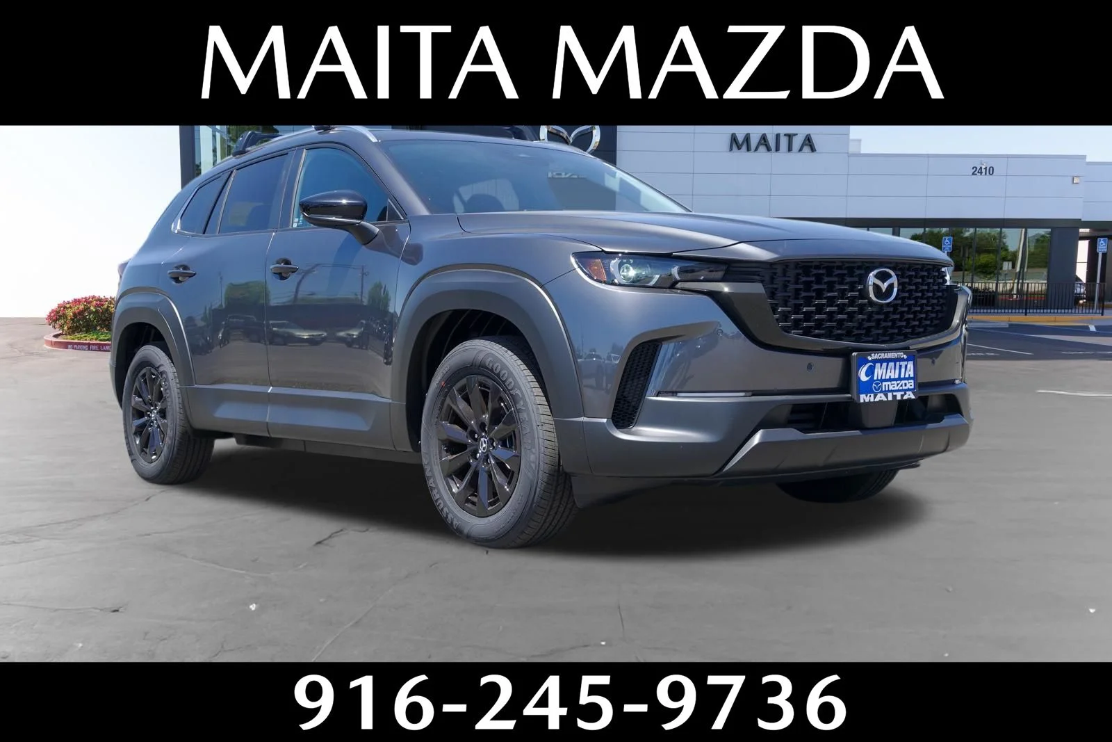 New 2026 Machine Gray Metallic Mazda Preferred image 1