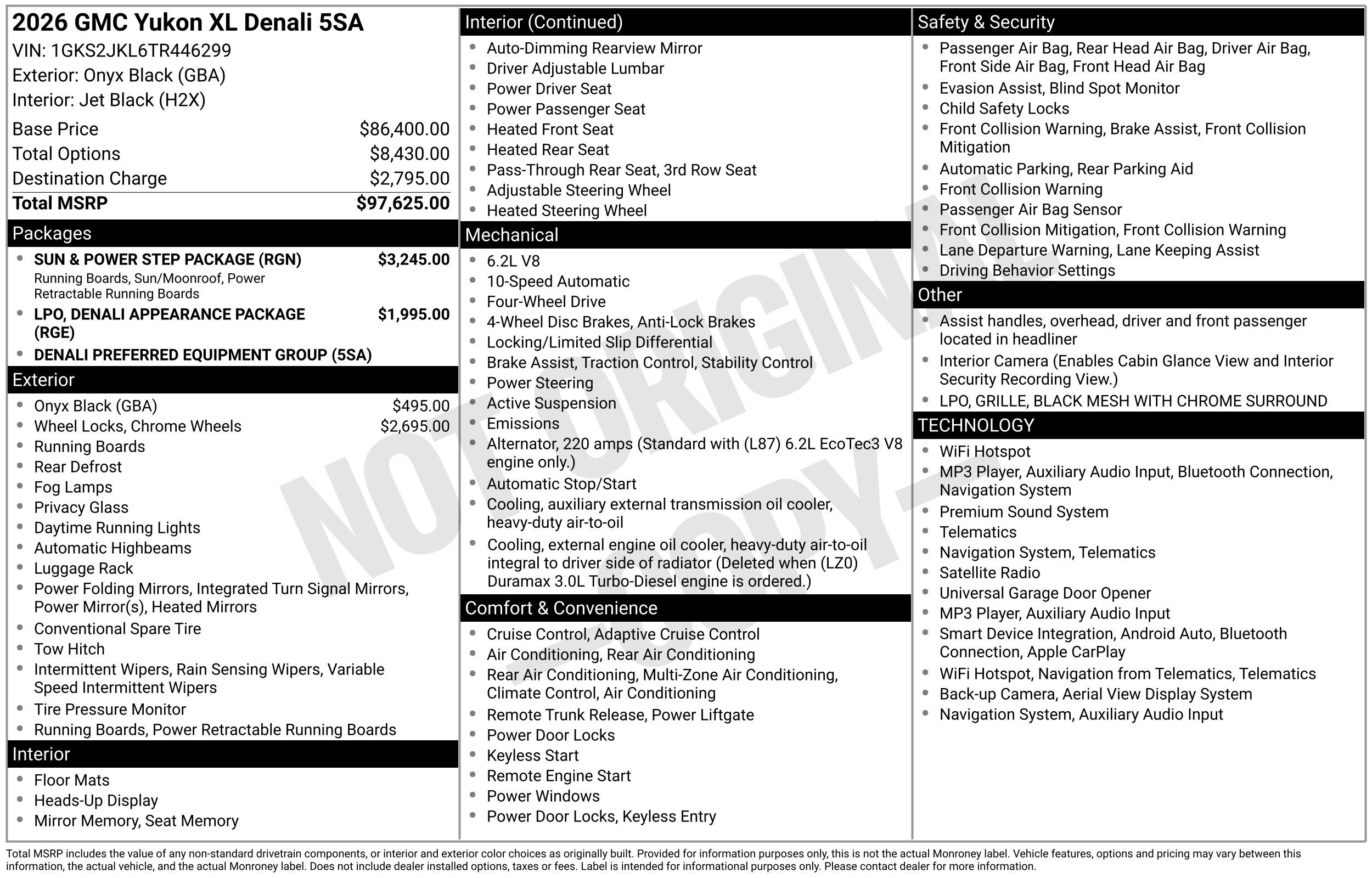 New 2026 Onyx Black GMC Denali image 49