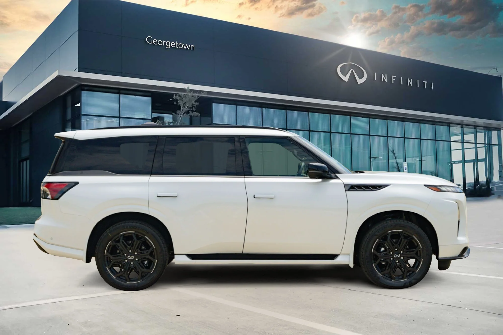 New 2027 RADIANT WHITE INFINITI Sport 4WD image 4