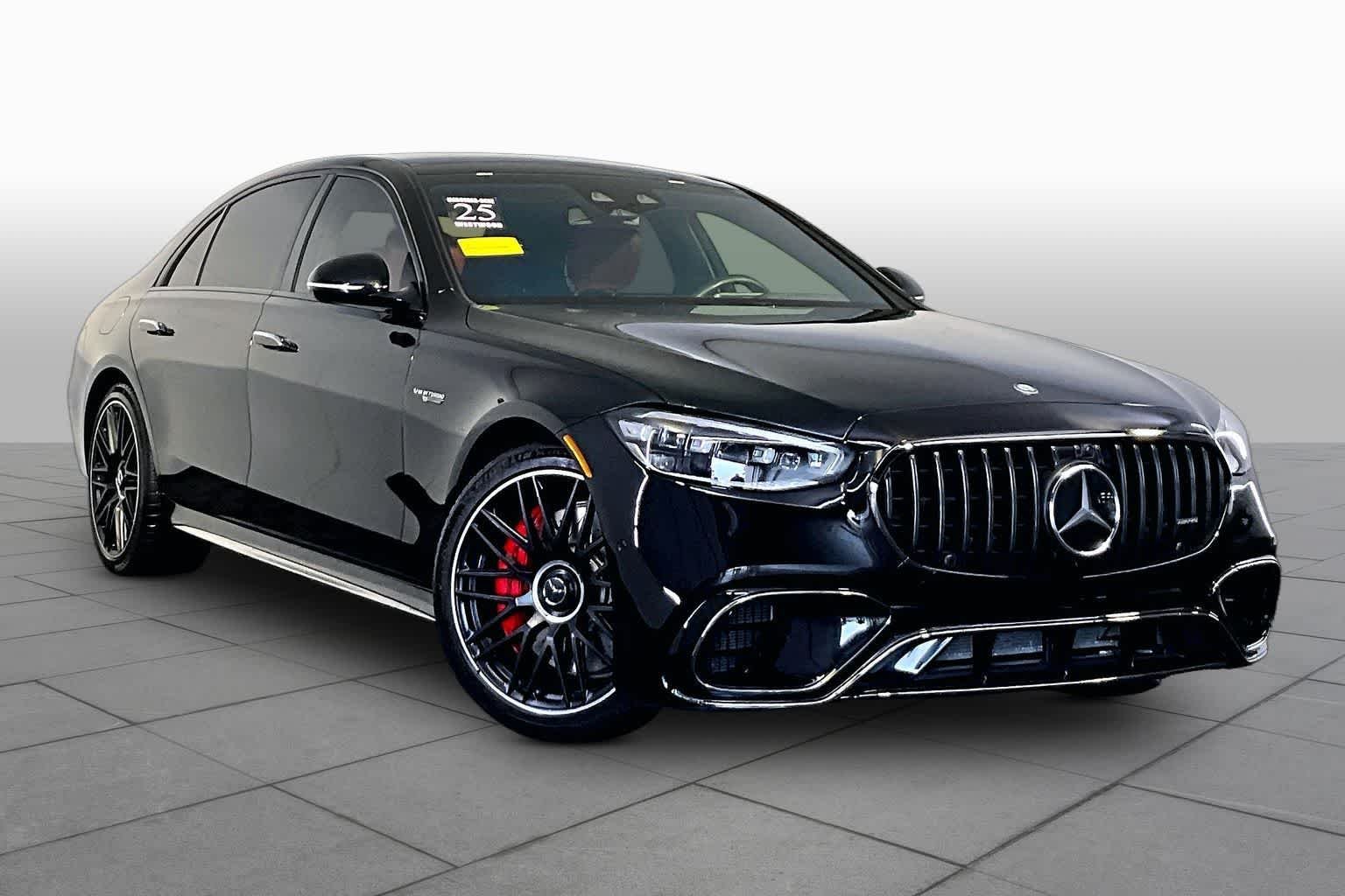 Certified Used 2025 Black Mercedes-Benz AMG® S 63 E image 3