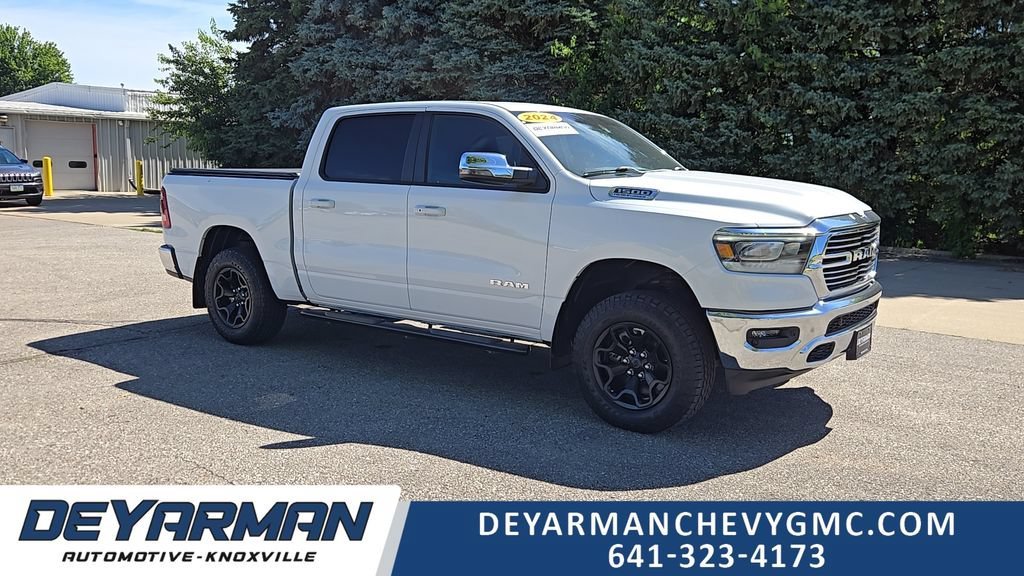 Used 2024 Bright White Clearcoat Ram Laramie image 1