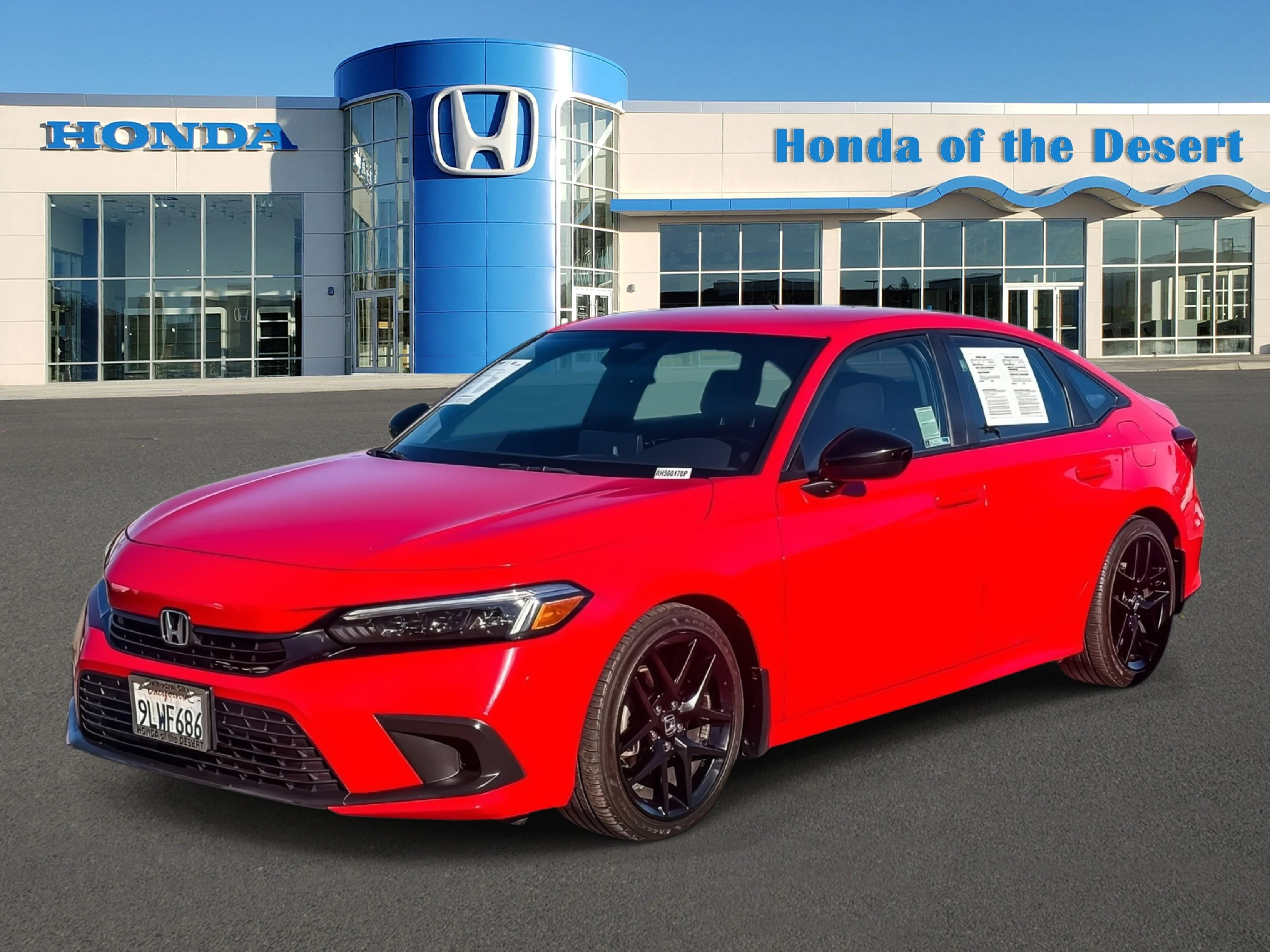 Certified Used 2024 Rallye Red Honda Sport image 3