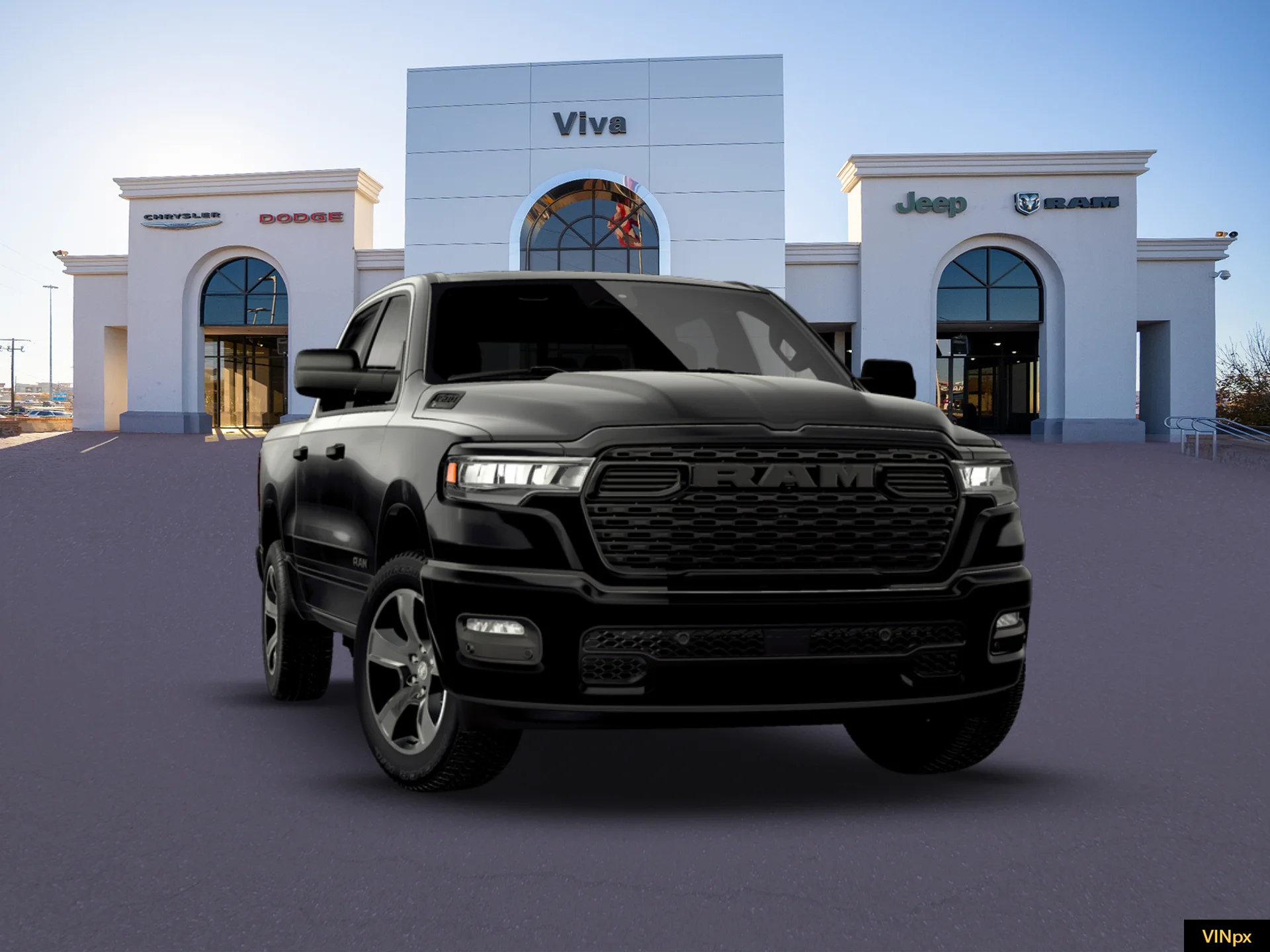 New 2026 Diamond Black Crystal Pearl-Coat Exterior Paint RAM  image 28