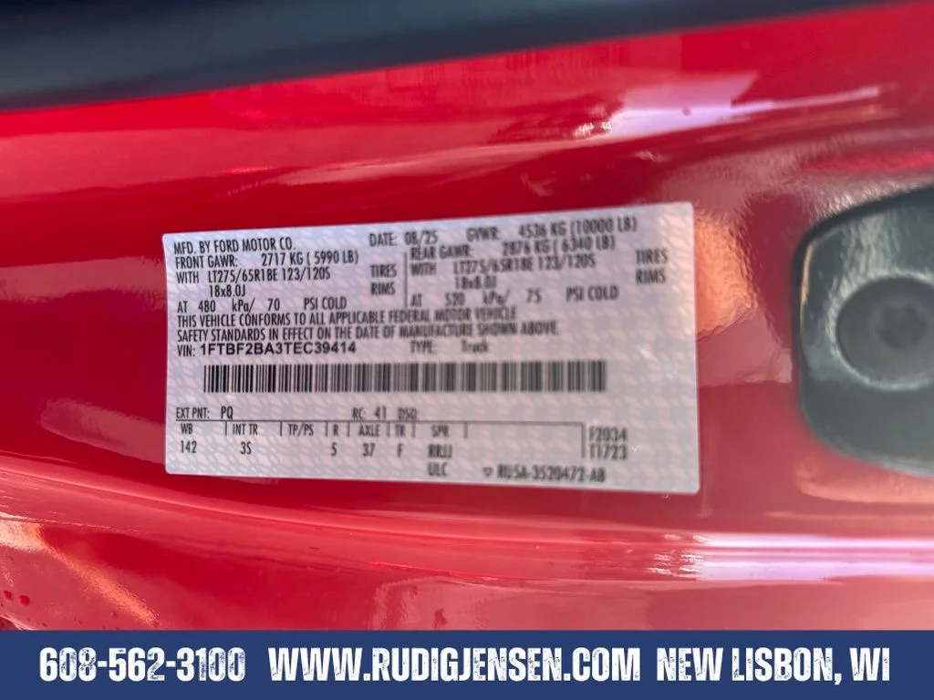 New 2026 Race Red Ford F-250® XLT image 27