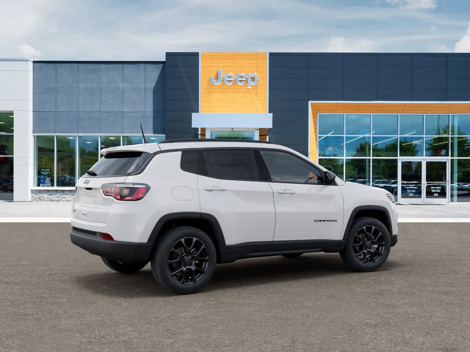New 2026 Bright White Clear-Coat Exterior Paint Jeep Latitude image 4