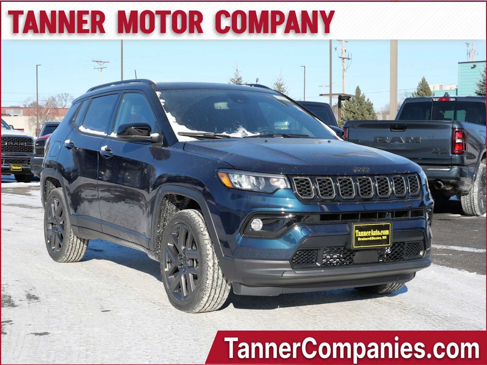 Fathom Blue Pearl-Coat Exterior Paint 2026 Jeep Compass Limited Altitude 4WD SUV / Crossover Four-Wheel Drive