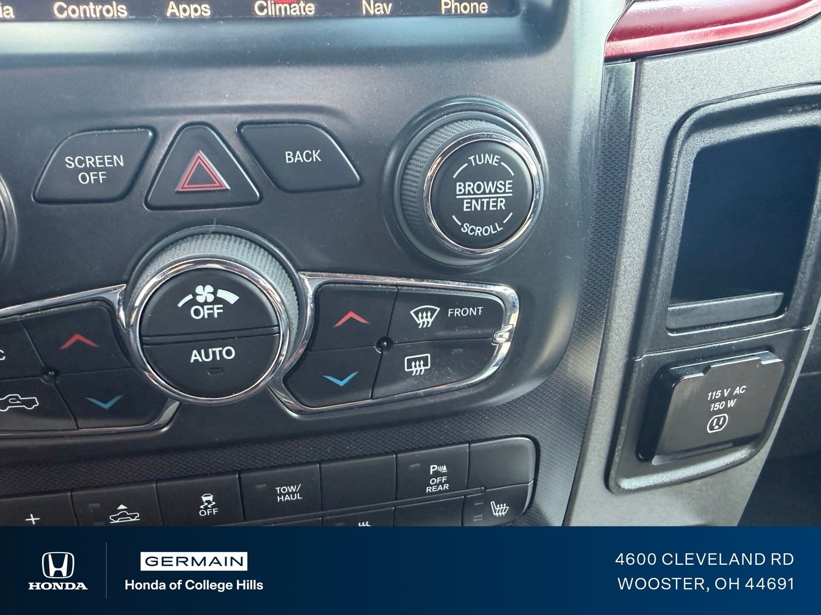 Used 2017 Flame Red Clearcoat Ram Rebel image 24