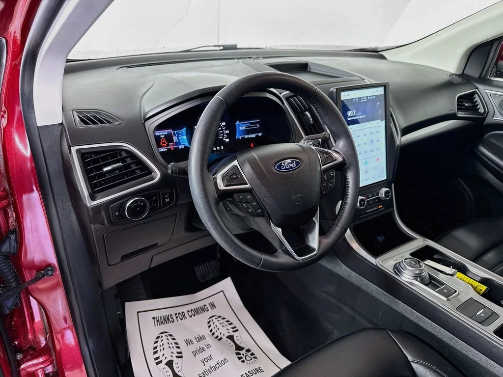 Used 2023 Rapid Red Metallic Tinted Clearcoat Ford SEL image 12