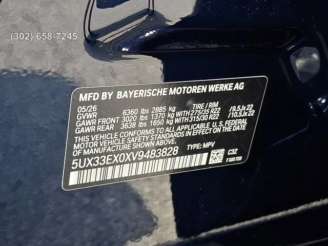 New 2027 Tanzanite Blue II Metallic BMW xDrive40i image 20