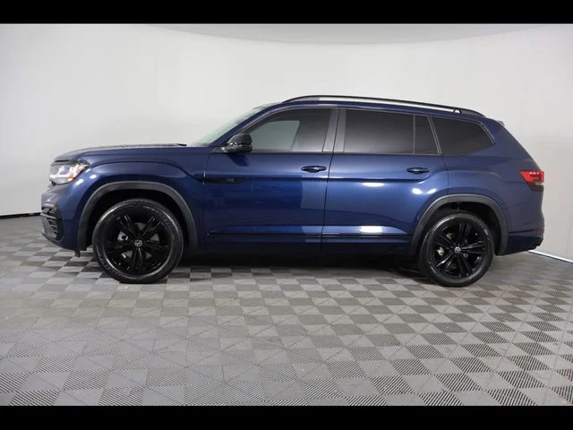 Used 2023 Blue Volkswagen 3.6L V6 SEL R-Line image 2