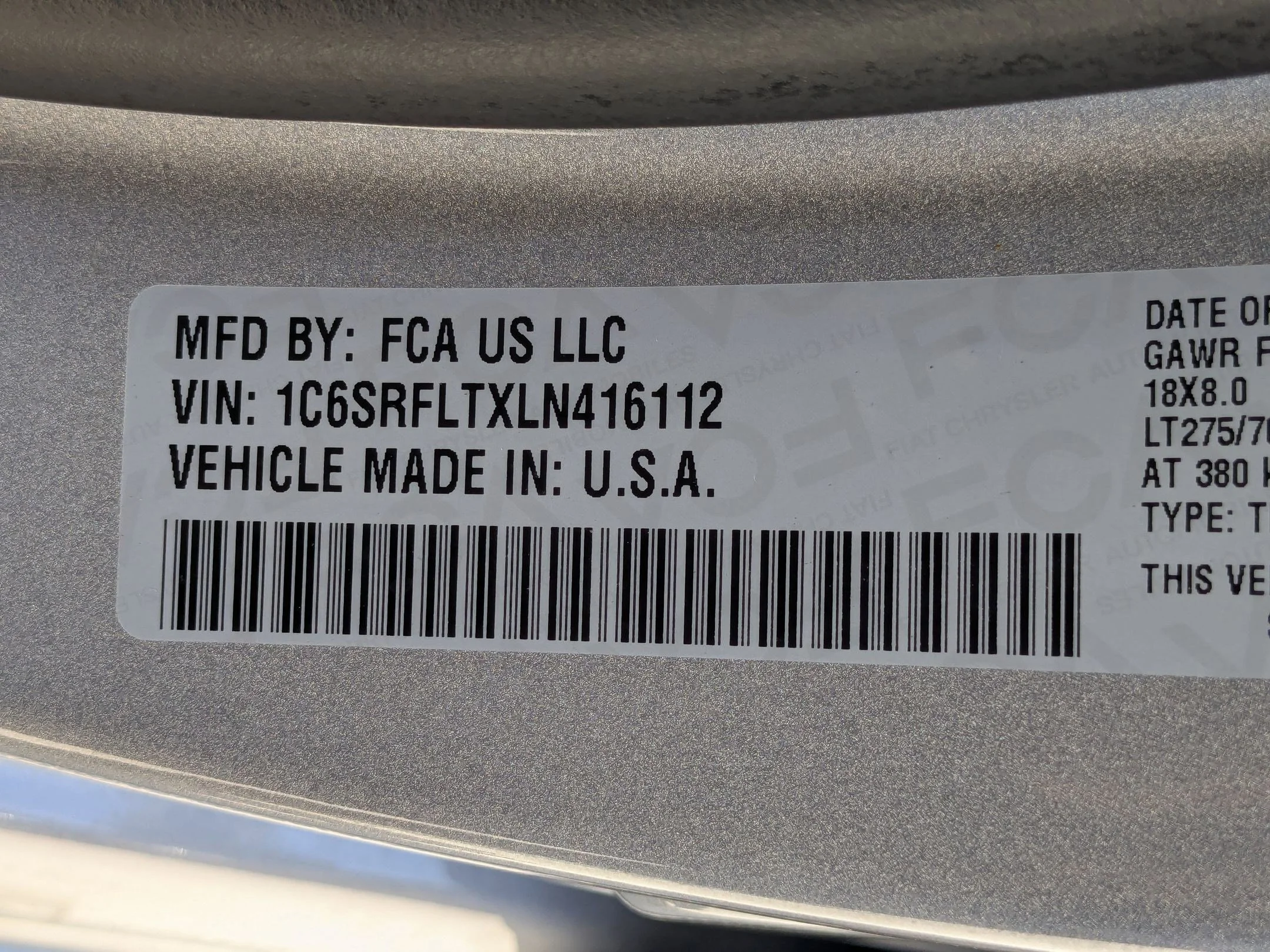 Used 2020 Billet Silver Metallic Clearcoat Ram Rebel image 31