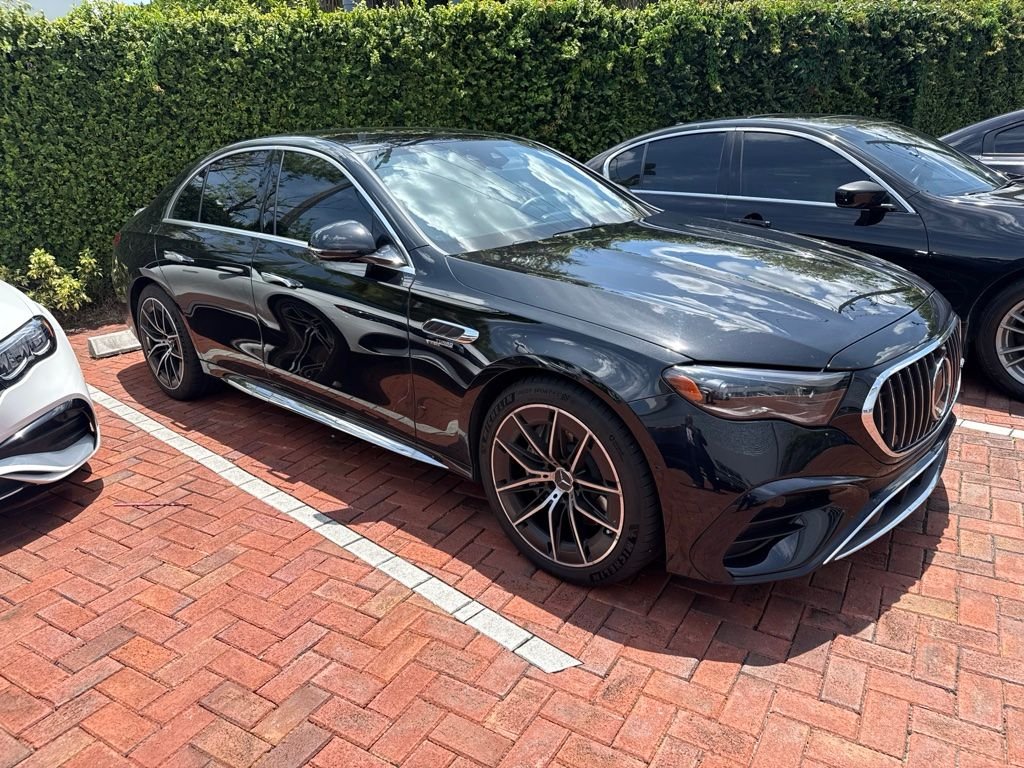 Certified Used 2025 Black Mercedes-Benz E 53 AMG® image 1