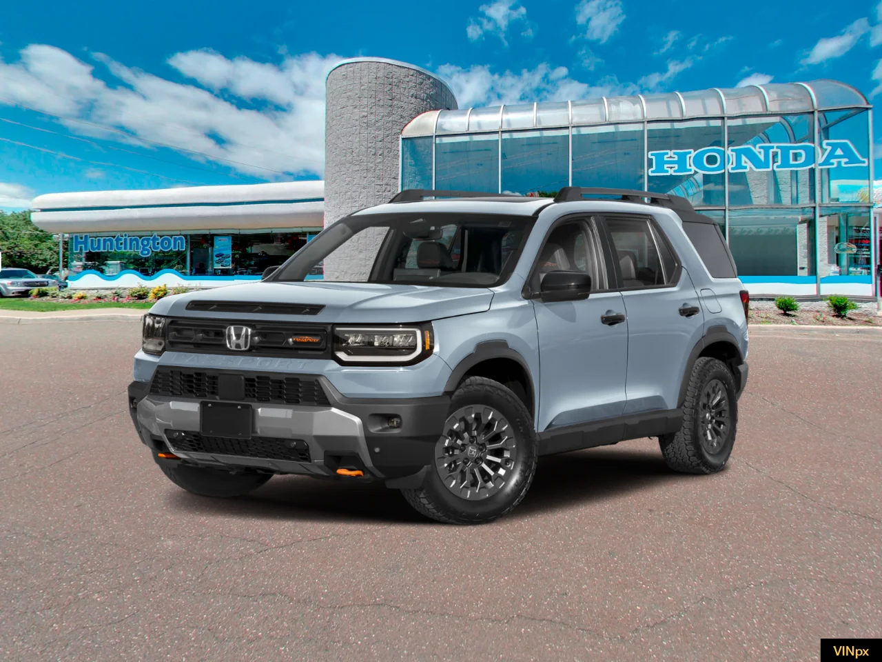 New 2026 Gray Honda AWD TrailSport image 1