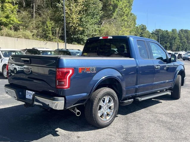 Used 2016 Blue Jeans Metallic Ford Lariat image 3