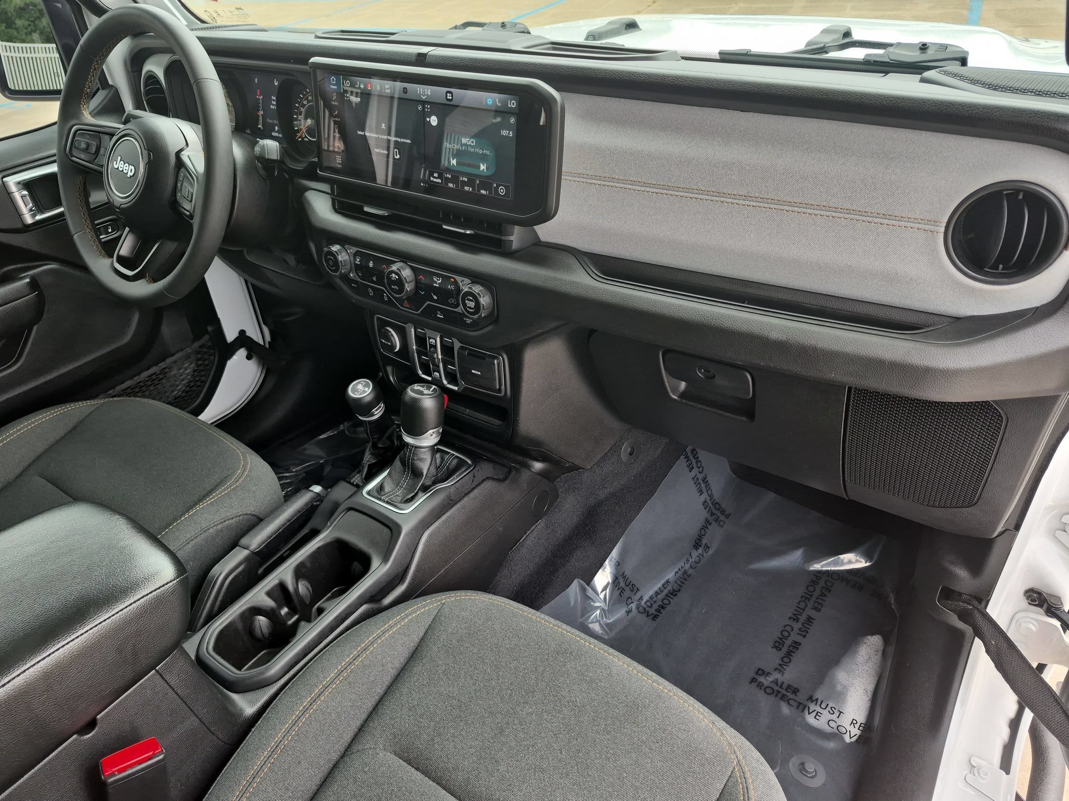 Used 2024 Bright White Clearcoat Jeep Sport S 4WD image 29
