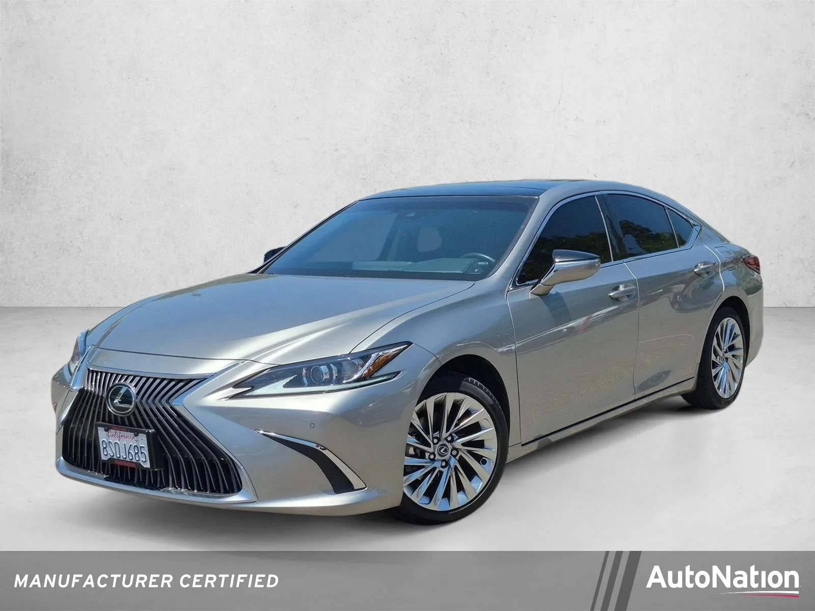 Certified Used 2020 Atomic Silver Lexus ES 350 Luxury image 1